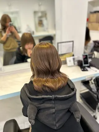 カラー 🎀透髪×モテ髪🎀 池袋Manaka🩶のヘアスタイル