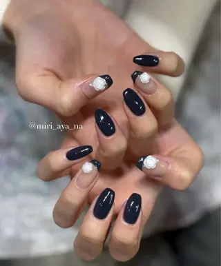 ネイル 新宿代々木/韓国系 ワンホン/aya🫧のネイルデザイン