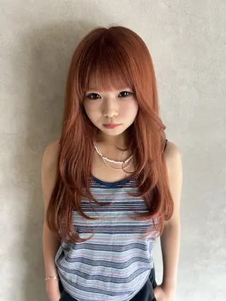 カラー nehus nagaoka所属・🖤複雑履歴ブリーチ Mizuki 🖤のヘアスタイル