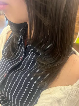 ミディアム Little福岡 ‪🍀アイのヘアスタイル