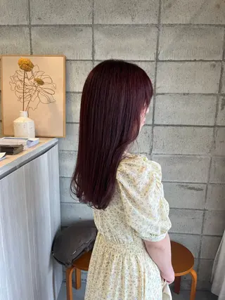 ロング カラー 椙山 沙南子のヘアスタイル
