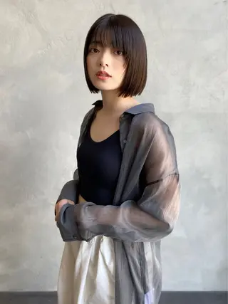 ショート カラー Ash中目黒店 榊間茜のヘアスタイル