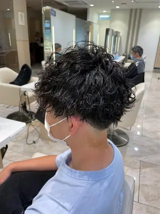 パーマ メンズ 波巻パーマ/毛流れ パーマ☘️りゅうせいのヘアスタイル