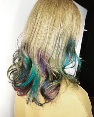 ロング カラー 中川原 大介のヘアスタイル