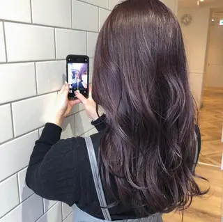 ミディアム カラー パーマ ヘアアレンジ メンズ キッズ ネイル マツエク・マツパ 🫧垢抜けヘア🫧 SHIORIのヘアスタイル