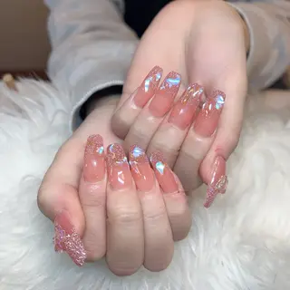 ネイル 🎀nana🫧 ワンホンネイル🎀のネイルデザイン