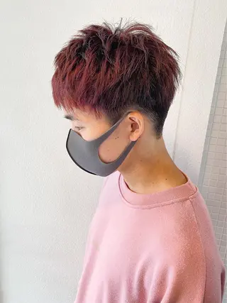 カラー メンズ 中本 日葵梨のヘアスタイル