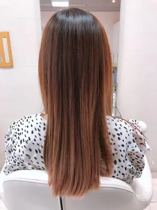 ロング 阿部 美咲のヘアスタイル