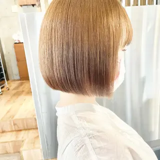 ショート カラー ショートボブ縮毛矯正 髪質改善のプロ山道潤のヘアスタイル