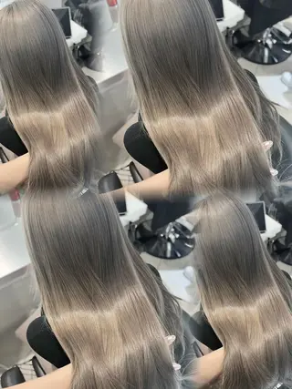 ロング カラー 韓国レイヤー×モテ髪 /MITSUKI🤍のヘアスタイル