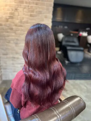 セミロング レイヤー/透明感 カラー/徳田真緒のヘアスタイル