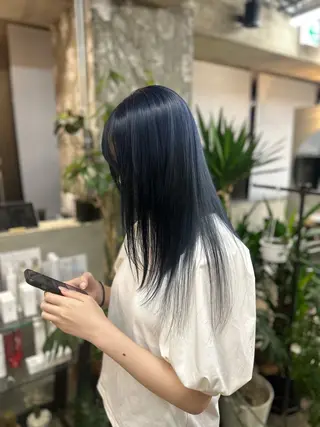 ロング サワムラ ソナタのヘアスタイル