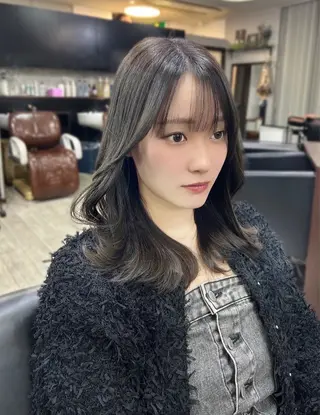 セミロング カラー cocoru所属・＊横浜駅＊ 金子 誠也のヘアスタイル