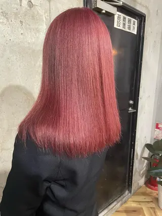 セミロング カラー lani hair salon所属・SHOTO ハイトー ン/デザインカラーのヘアスタイル