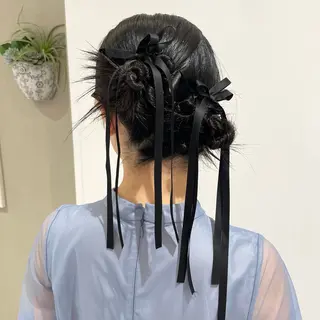 ヘアアレンジ 🏳️‍⚧️艶カラー /アレンジ🎀くるみのヘアスタイル