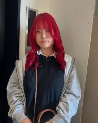 セミロング Maria 梅田/デザインカラーのヘアスタイル