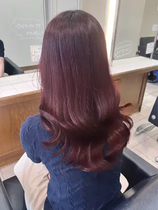 ロング カラー 🎀透明感カラー🎀 稲垣至恩🎀のヘアスタイル