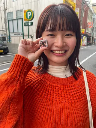 ミディアム さの あやねのヘアスタイル