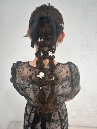 ロング ヘアアレンジ アレンジ/艶髪 koumeのヘアスタイル