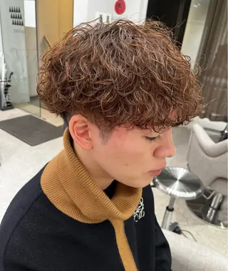 パーマ メンズ 🍐シャドウパーマ メンズ特化/守岡🍐のヘアスタイル