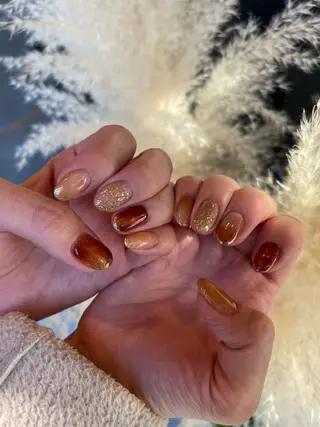 ネイル 甲府市徳行 🧸prunelleのネイルデザイン