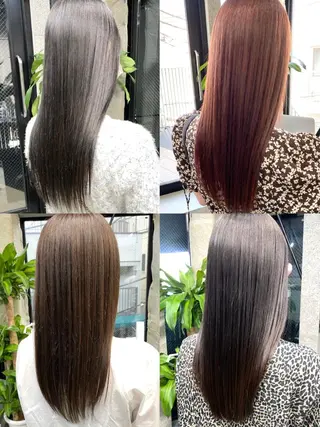 ロング カラー パーマ OVER→三軒茶屋 /縮毛矯正・髪質改善のヘアスタイル