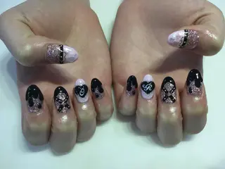 ネイル 💎🐰 saki. m 🐰💎のネイルデザイン