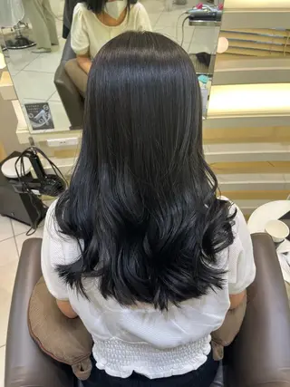 カラー 縮毛矯正/艶髪/ チホリのヘアスタイル