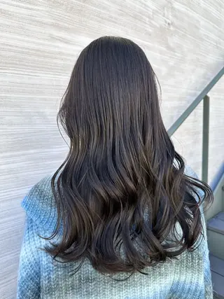 ロング カラー 韓国風/オシャレ /縮毛矯正/滝口琴未のヘアスタイル