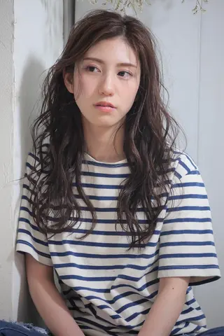 ロング パーマ 福岡天神⭐︎ lotyのヘアスタイル