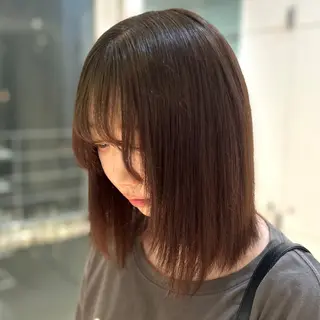 カラー ︎︎🌟韓国艶カラー ︎🌟璃奈 (ﾘﾅ)のヘアスタイル