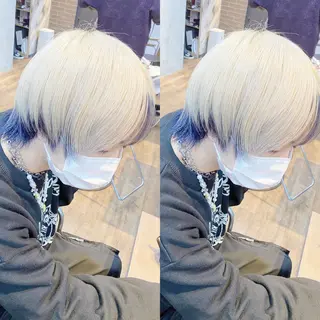 ショート カラー yori SAPPORO所属・yoriダブルカラー 代表すがわらのヘアスタイル