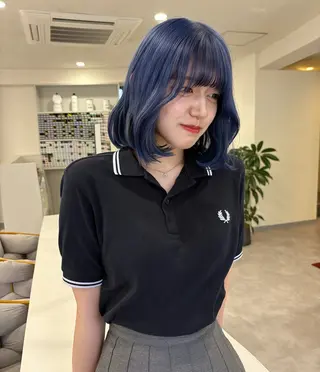 ミディアム 田邊 琳のヘアスタイル