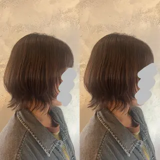 ミディアム hair&make  SORA所属・美髪/ 艶カラー/まや🦋のヘアスタイル