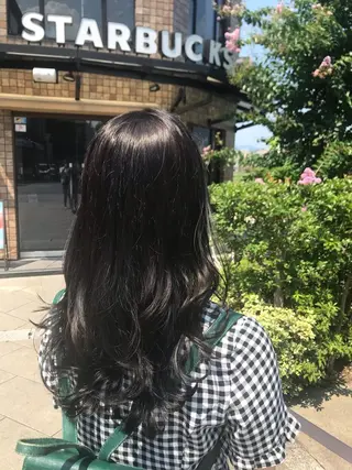 ロング カラー knock【ノック】所属・烏丸韓国ヘア🇰🇷 ayaka🎀のヘアスタイル