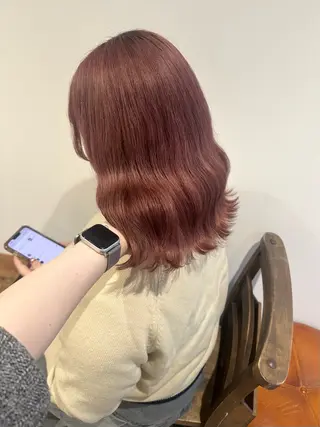 ロング カラー ヘアアレンジ Himawari♡ 柔らかいカラーのヘアスタイル
