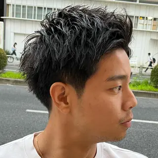 ショート メンズ 立川/メンズパーマ 厚進太郎のヘアスタイル