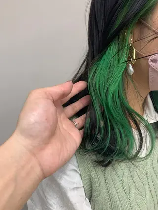 ミディアム カラー SALOWIN神戸三宮店所属・【美髪を叶える】中谷 彰宏（アキ)のヘアスタイル