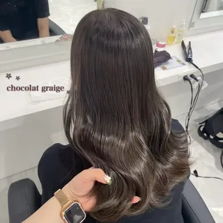 セミロング カラー 似合わせstyle ❤︎misaki❤︎のヘアスタイル