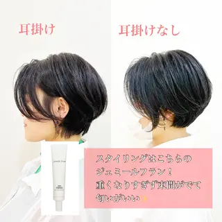 ショート newline銀座所属・👑銀座ショート/ 絶壁補正/金子涼👑のヘアスタイル