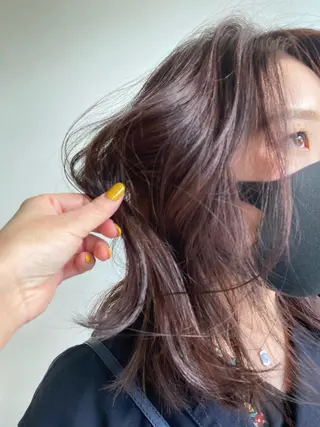 ミディアム les baladins du miroir所属・🍃YURI 🍃のヘアスタイル