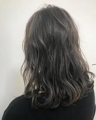 セミロング カラー Lien 深井店のヘアスタイル