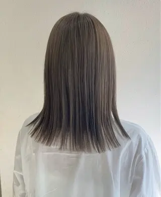 ミディアム カラー くすみカラー♡ Yuukaのヘアスタイル