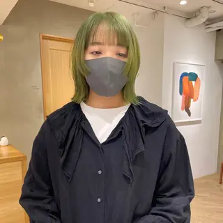 ミディアム カラー ブリーチ/レイヤー 🌻Mutsumiのヘアスタイル