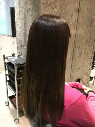 ロング カラー パーマ 髪質改善ULTOWA ✨松井　美幸のヘアスタイル