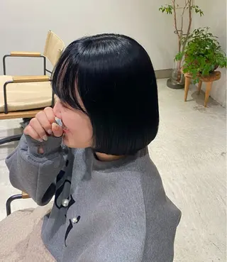 ミディアム カラー パライソ南公園店 神津 由依のヘアスタイル