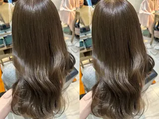 ロング カラー 透けるbrown カラー🎗♡yukaのヘアスタイル