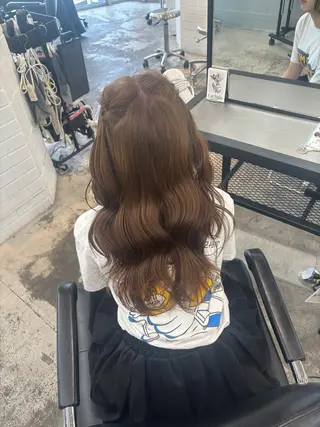 ロング カラー ハイトーン sala 透明感🎀💭のヘアスタイル