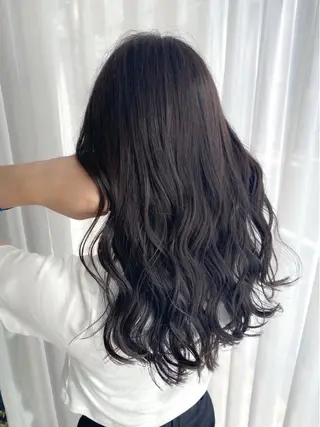 ロング ボブ/ハイトーン/ 岡山駅/別曽遥也のヘアスタイル