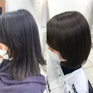 ミディアム カラー TONI&GUY   EBISU所属・星野 菜月のヘアスタイル